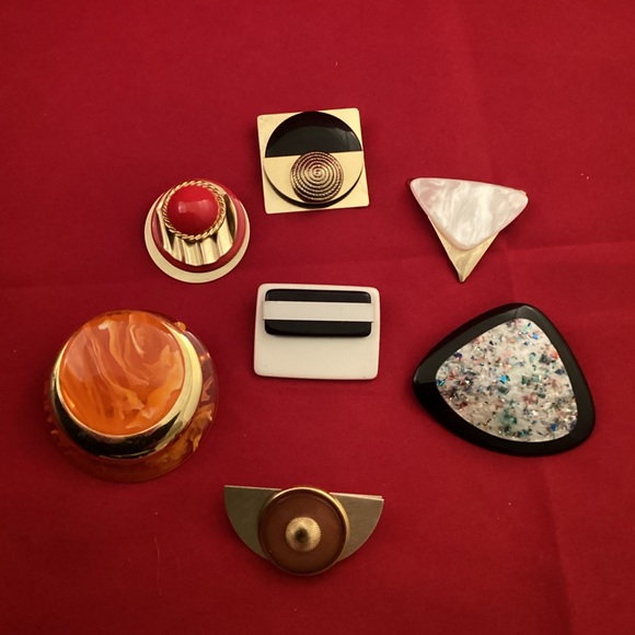 Retro look brooches lot - Picture 1 of 5